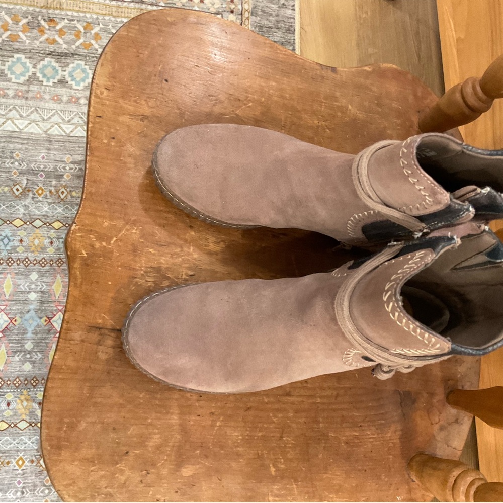 Clarks Brown Ankle Boots